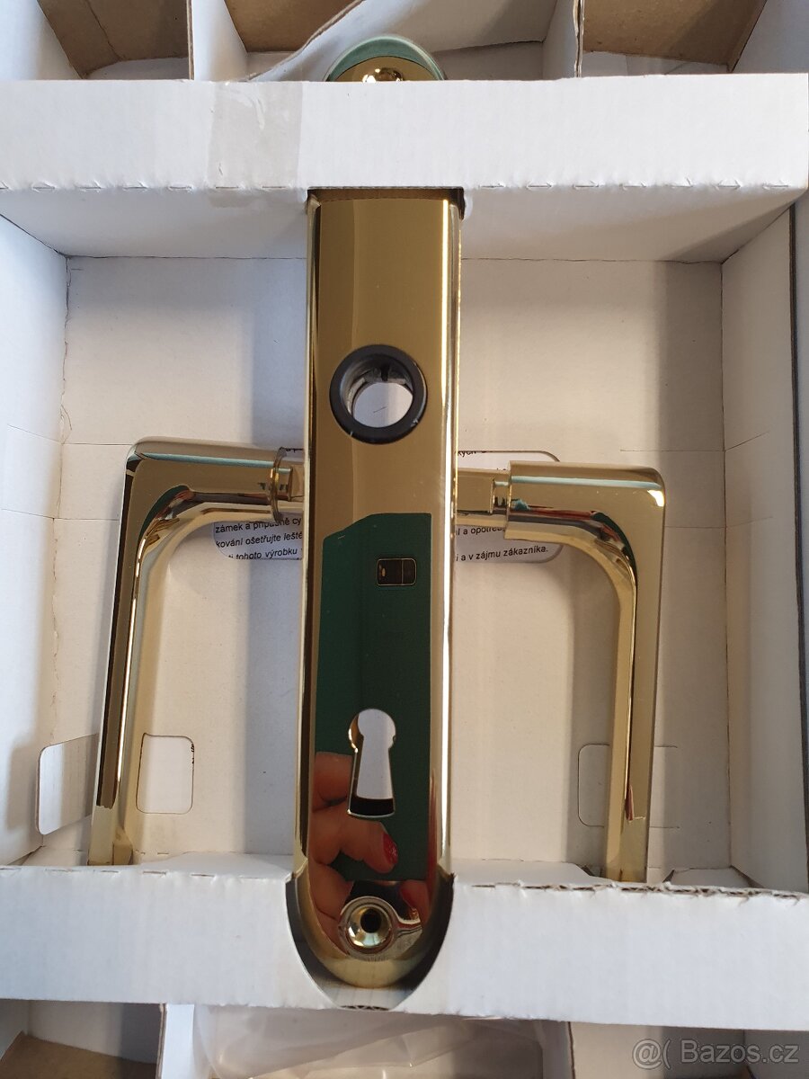 Dveřní kování SIESTA Rostex zlaté klíč - 3