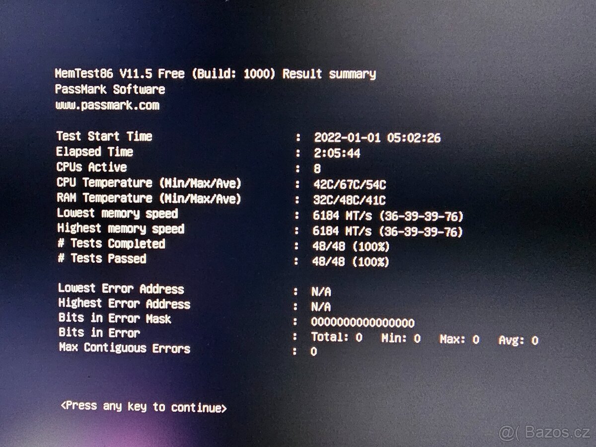 Corsair Vengeance RGB white 32GB DDR5 6200MT, CL36, 1,3V - 3