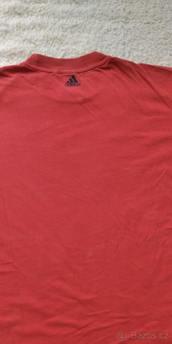 Tričko-Adidas, batikované, s motýlem, s nápisem - 3