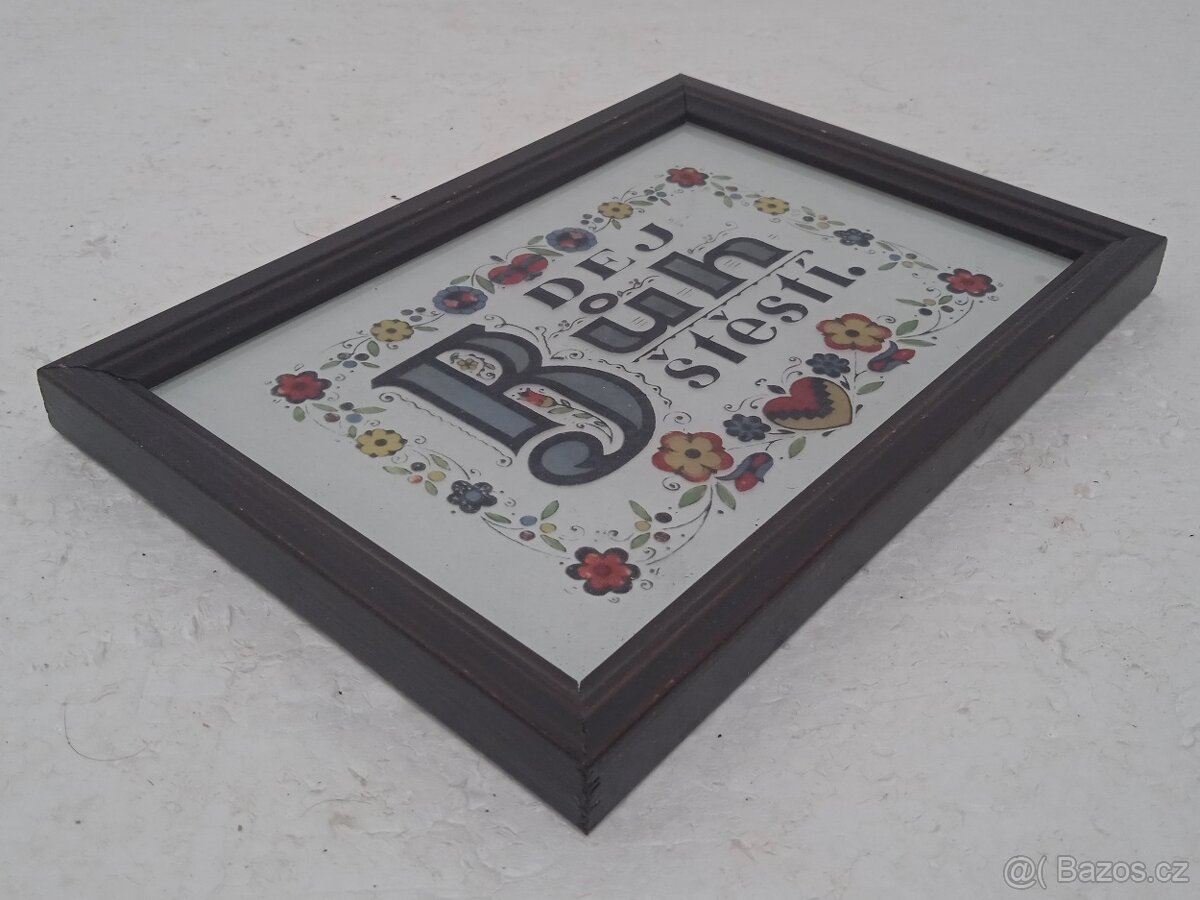 Dej bůh štěstí - Retro obrázek - 3