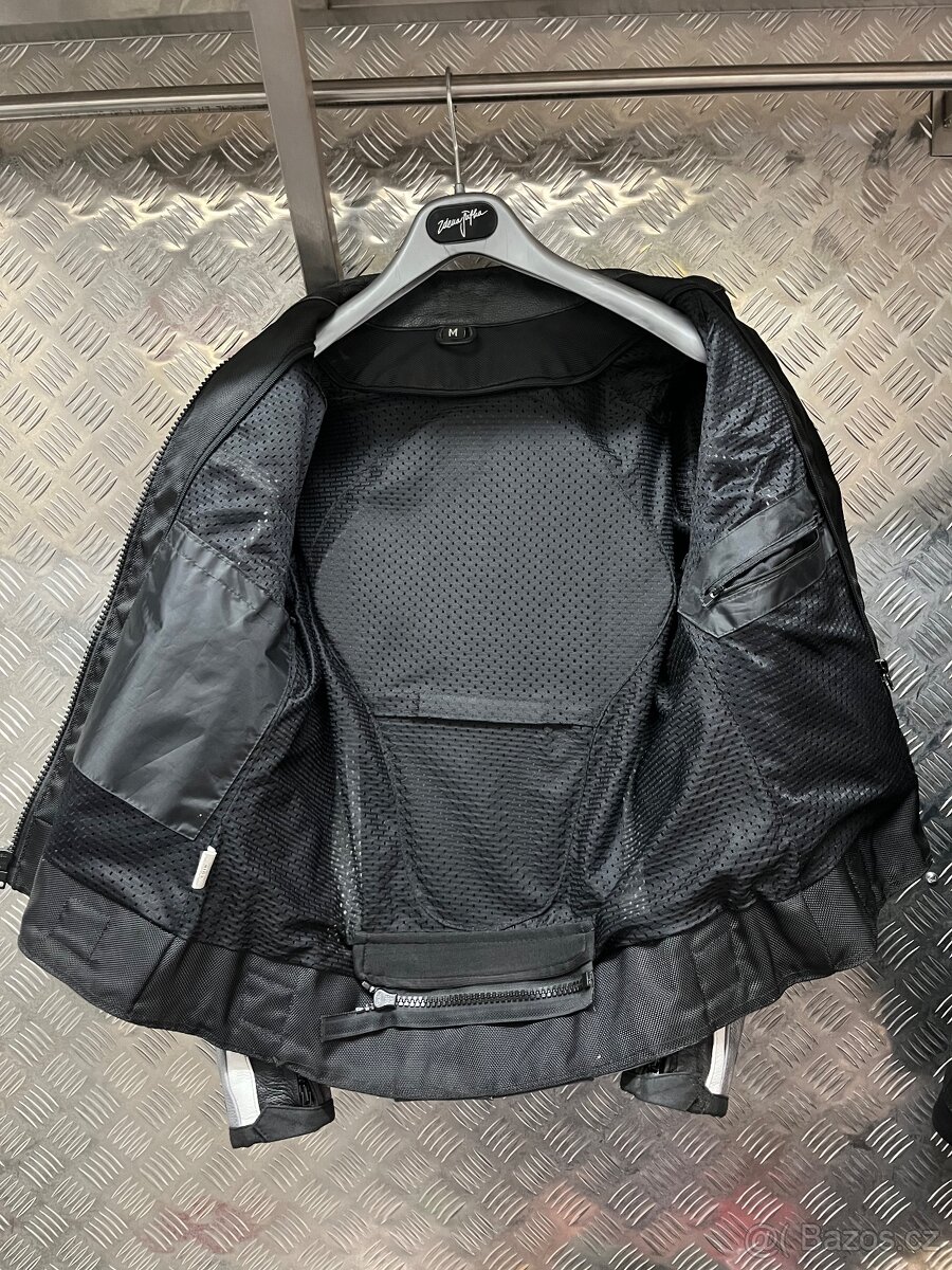 Kožená motorkářská bunda - Dámská - 3