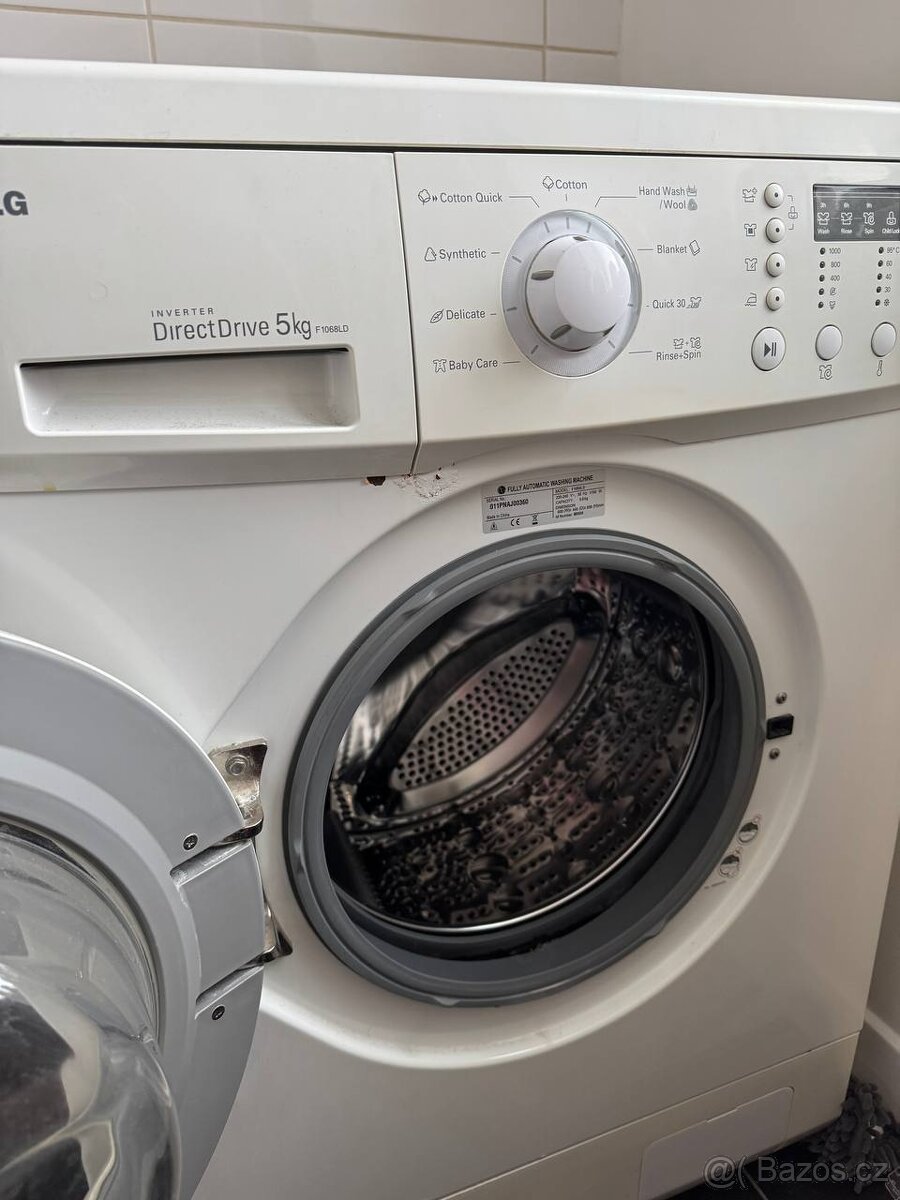 Prodám pračku LG F1068LD – 5 kg - 3