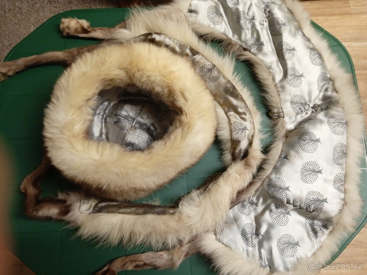 Čepice a 2x límec z lišky - 3