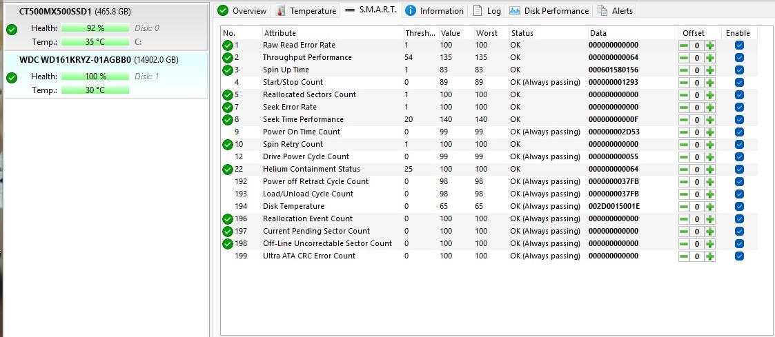 HDD Western Digital Gold 16tb a 14tb - 3