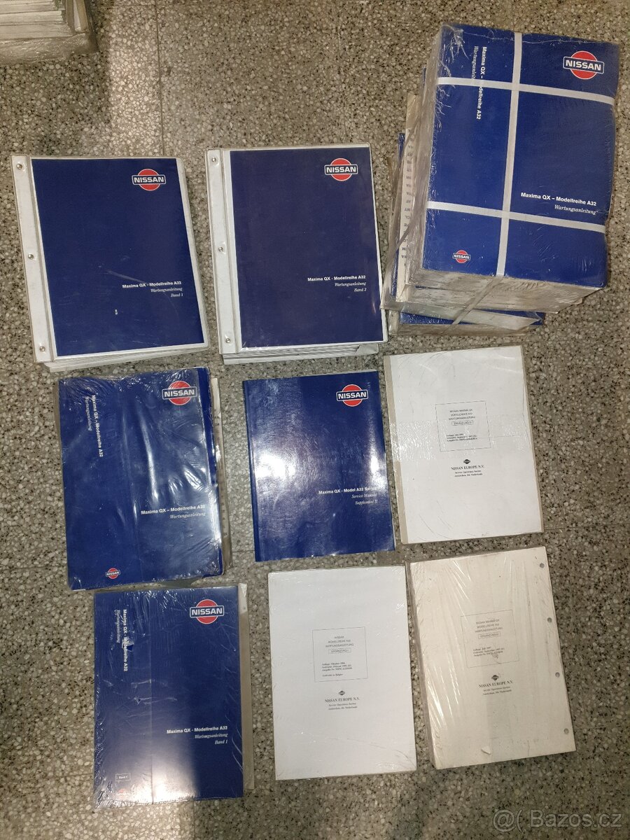 Originální servisní manuály Nissan