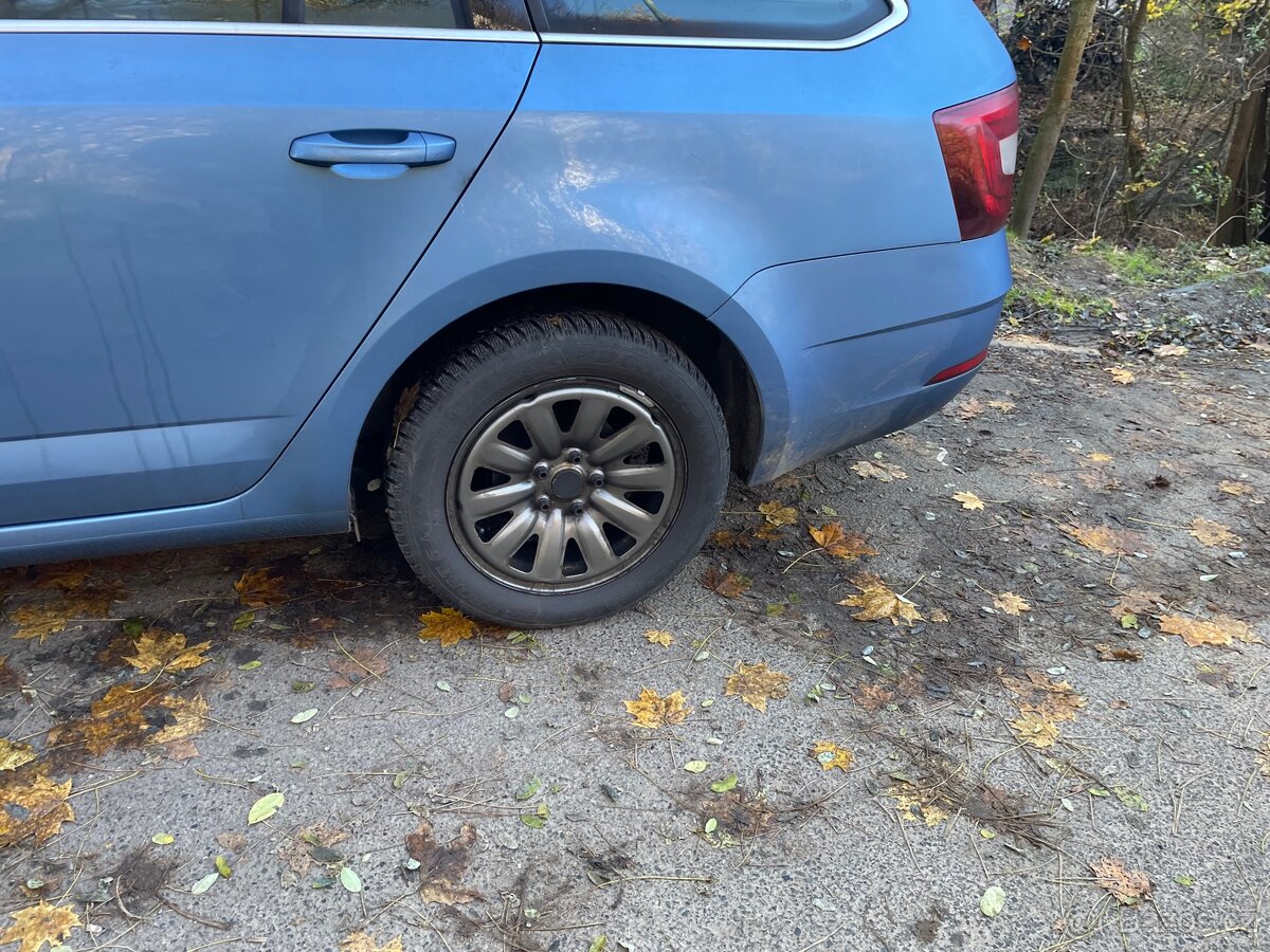 Zimní kola Škoda VW 5x112 se zimní pneu 7mm - 3