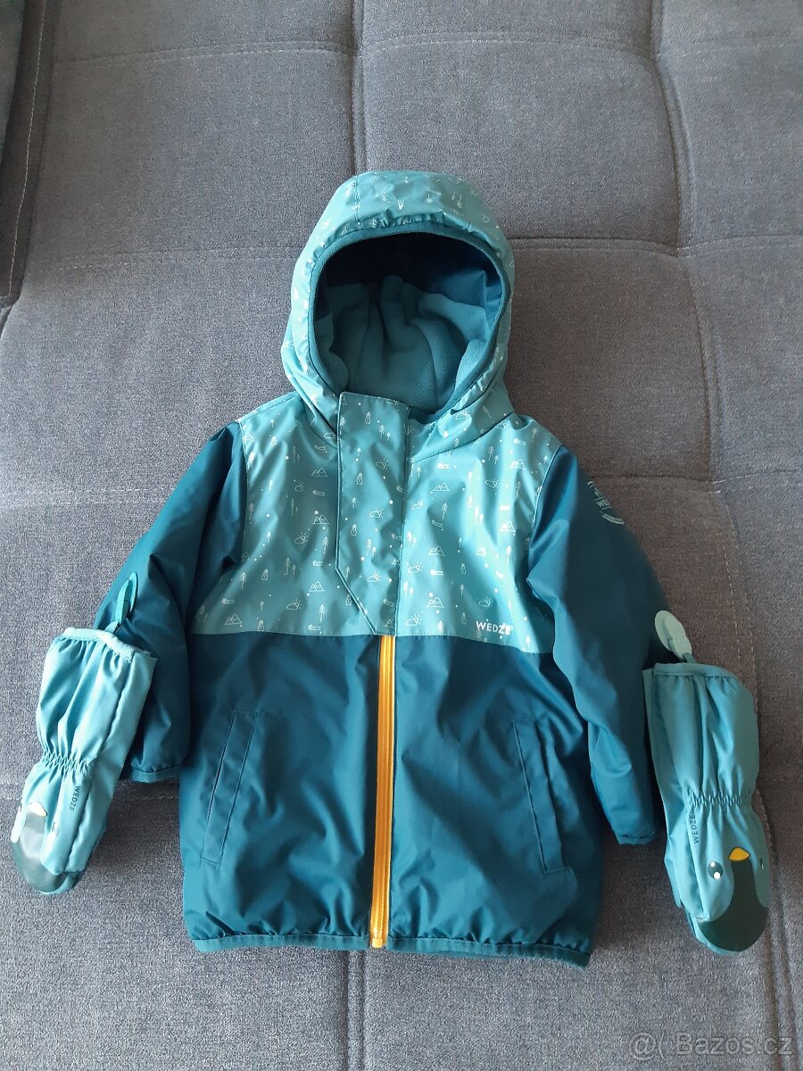 Lyžařská bunda s rukavicemi vel. 89-95 - 3