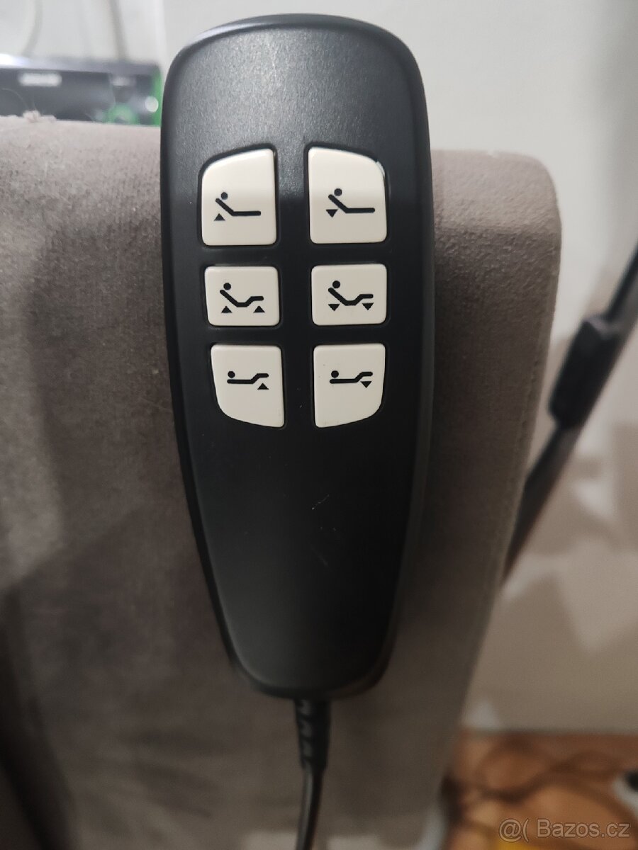 Elektrická polohovací manželská postel 180x200 - 3