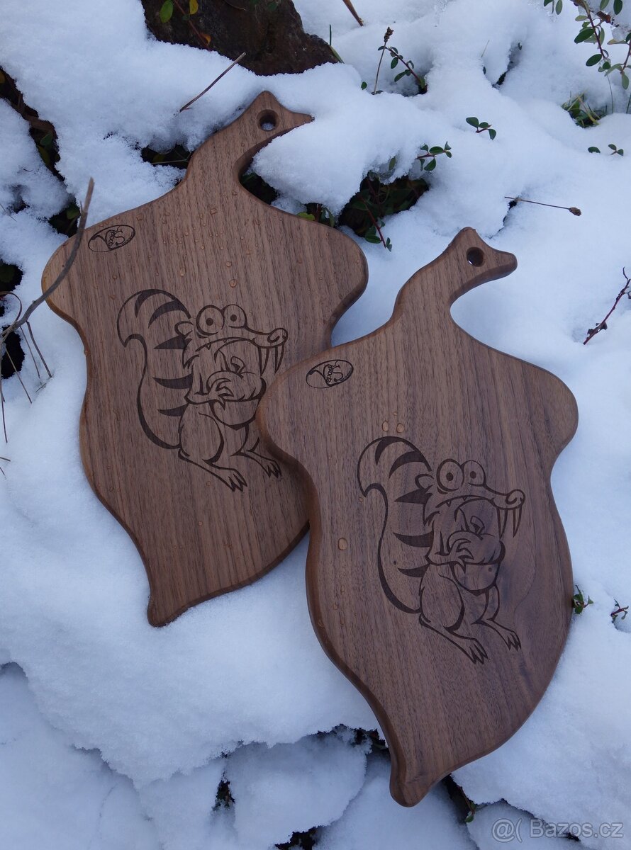 prkénko "Žalud" z amerického ořechu - 3