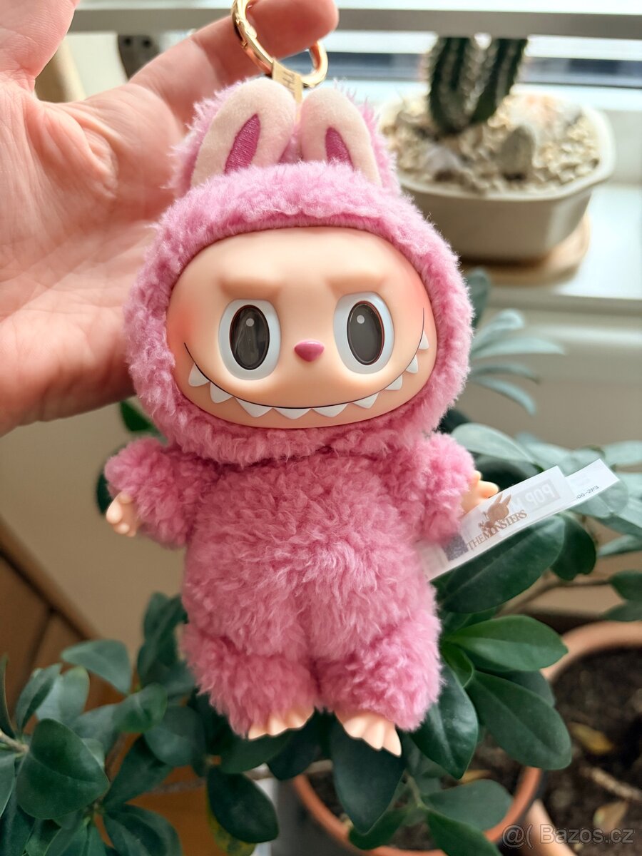 Labubu macaron lychee berry růžová - 3