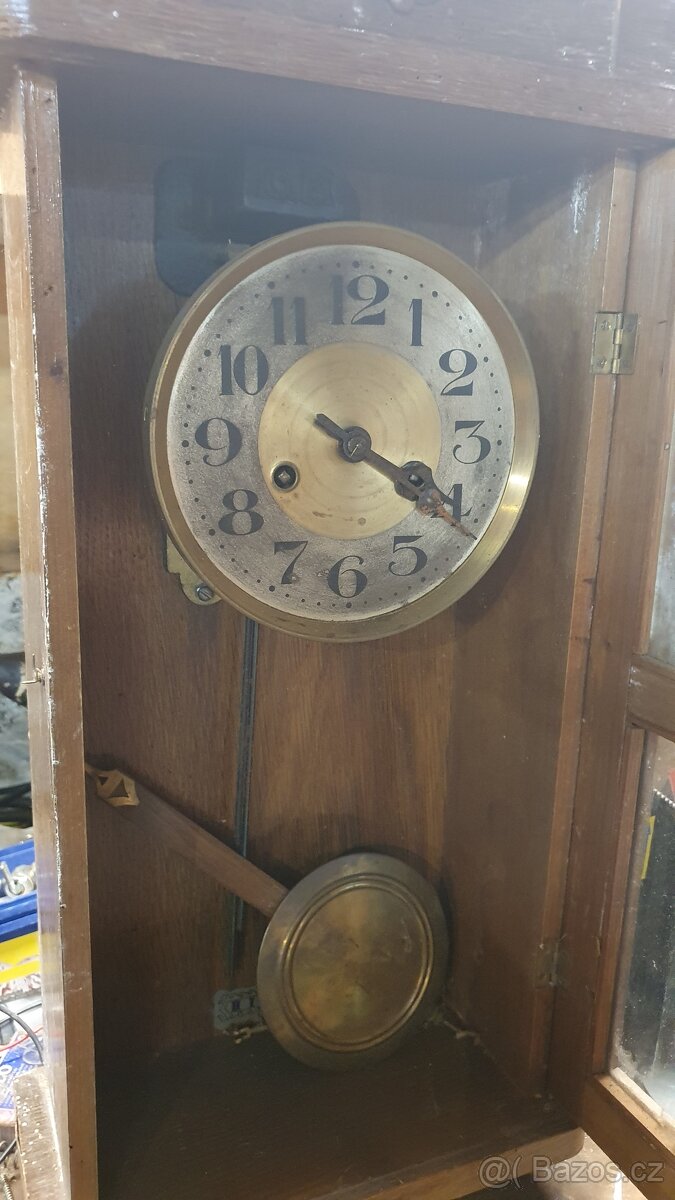 Starožitné natahovací hodiny - 3