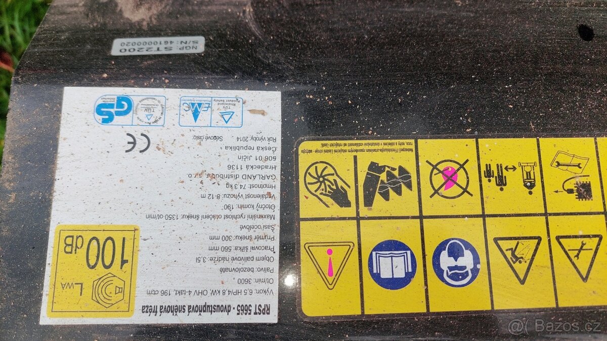 Sněhová fréza Riwall RPST 5665 - 3