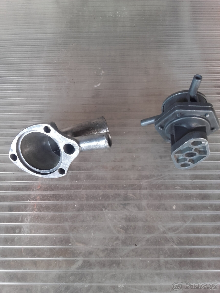 Wartburg - benzínová pumpa, kryt termostatu,spínací skříňka - 3