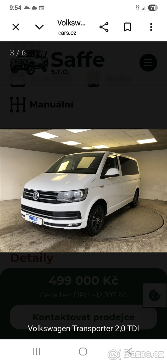 Prodámvw transporterT6 - 3