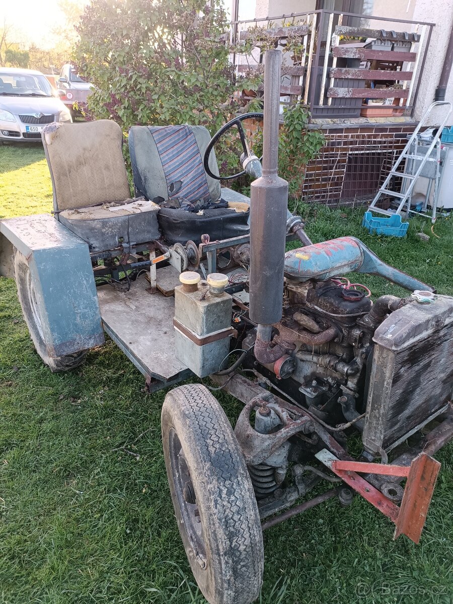 Malotraktor domácí výroby - 3
