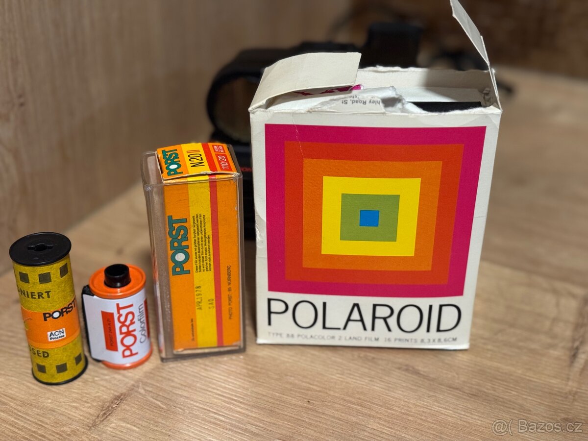 Retro sbírka Polaroid SONAR OneStep + příslušenství - 3