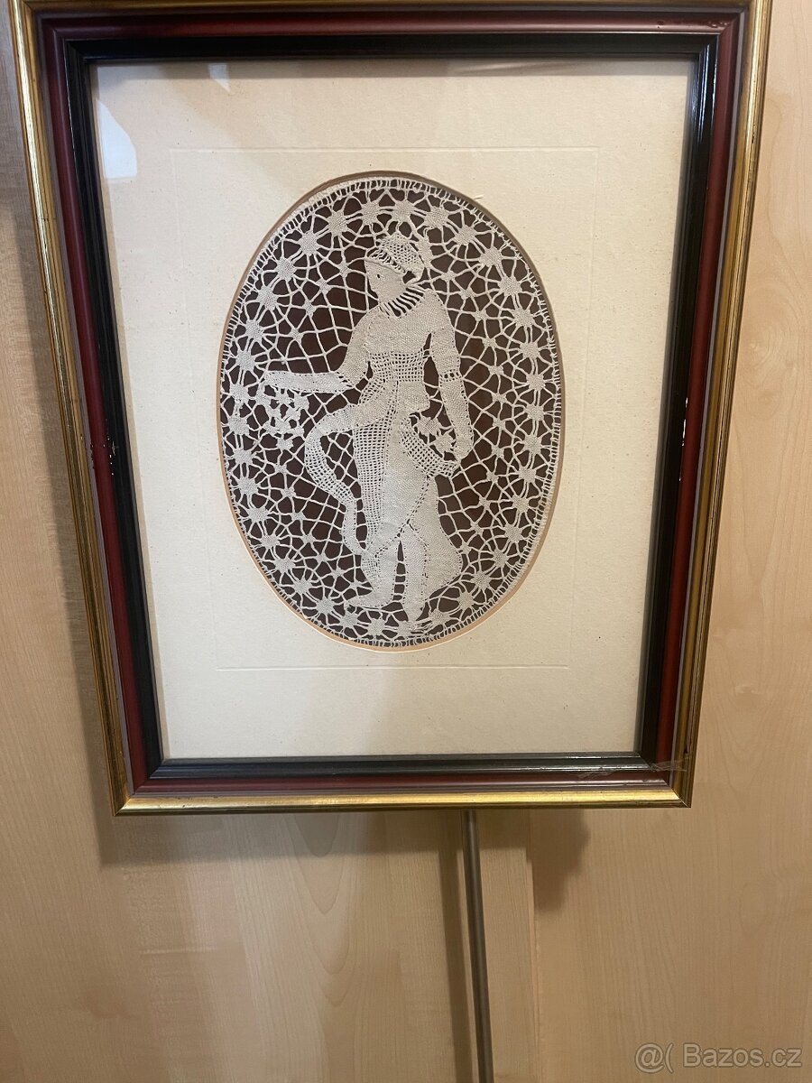 Prodám háčkovaný obraz - 3