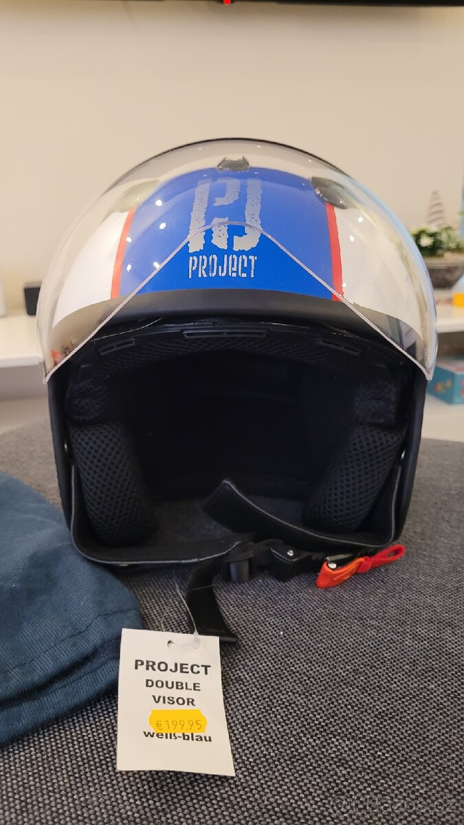 NOVÁ otevřená helma na motorku vel. XS(54) - 3