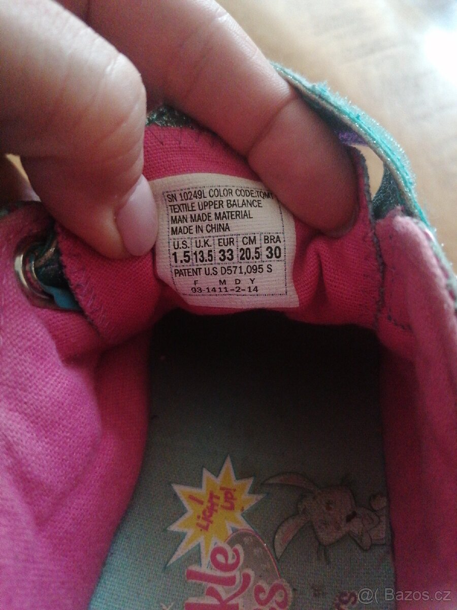 Svítící boty Skechers, vel. 33 - 3