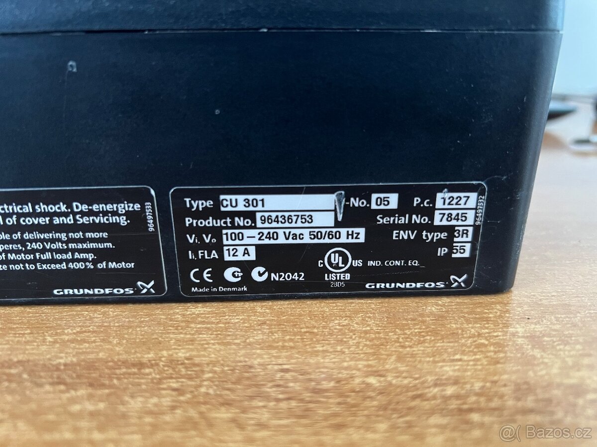 Jednotka cerpadla Grundfos SQE - frekvenční měnič - 3