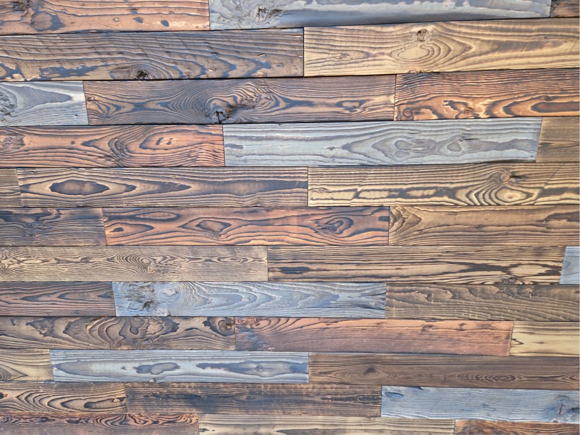 Dřevěný obklad výcebarevný - 3