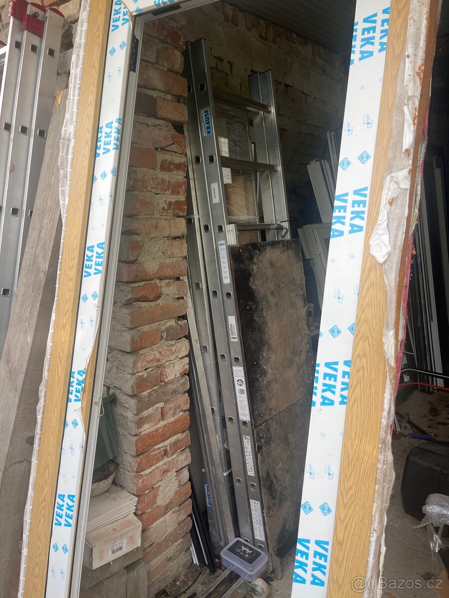 Balkonové dveře bez skla barva natural - 3