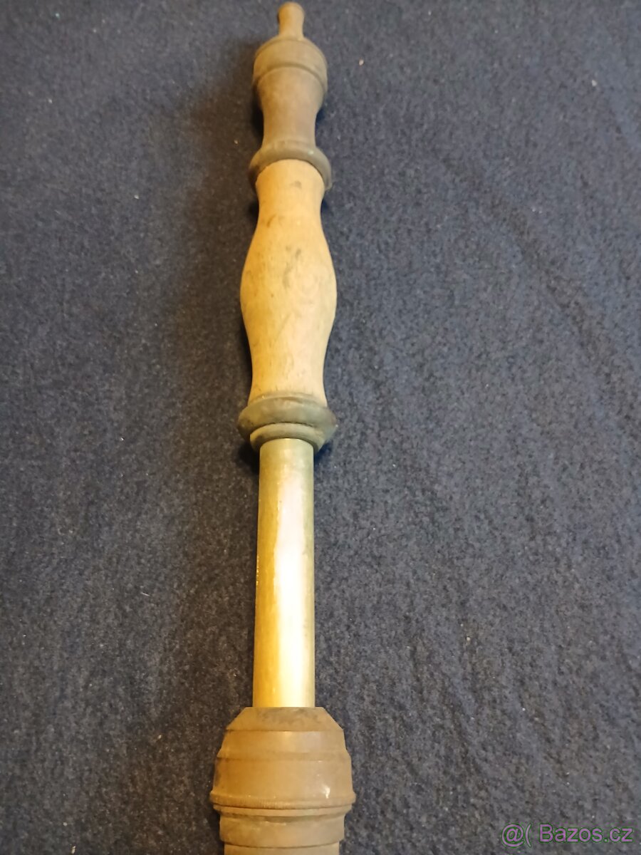 Hasičská mosazná proudnice.cca rok 1880 - 3