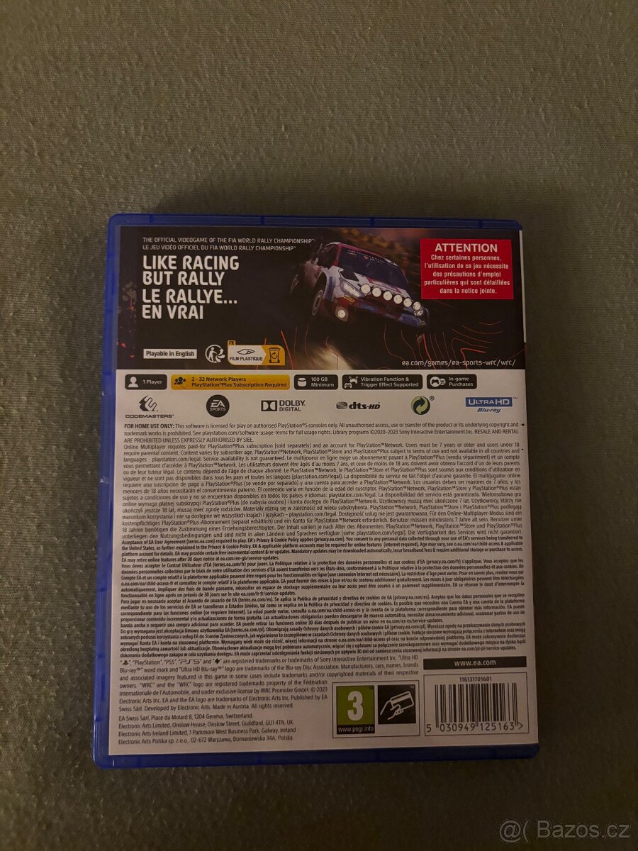 PRODÁM NEJNOVĚJŠÍ WRC NA PLAYSTATION 5 - 3