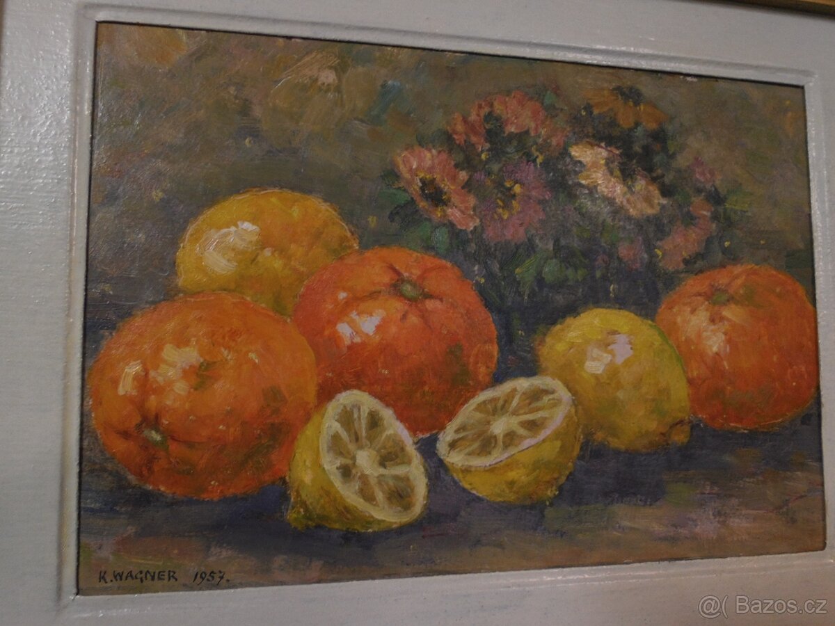 Zátiší s ovocem a květinami, Karel Wágner, DODATEK - 3