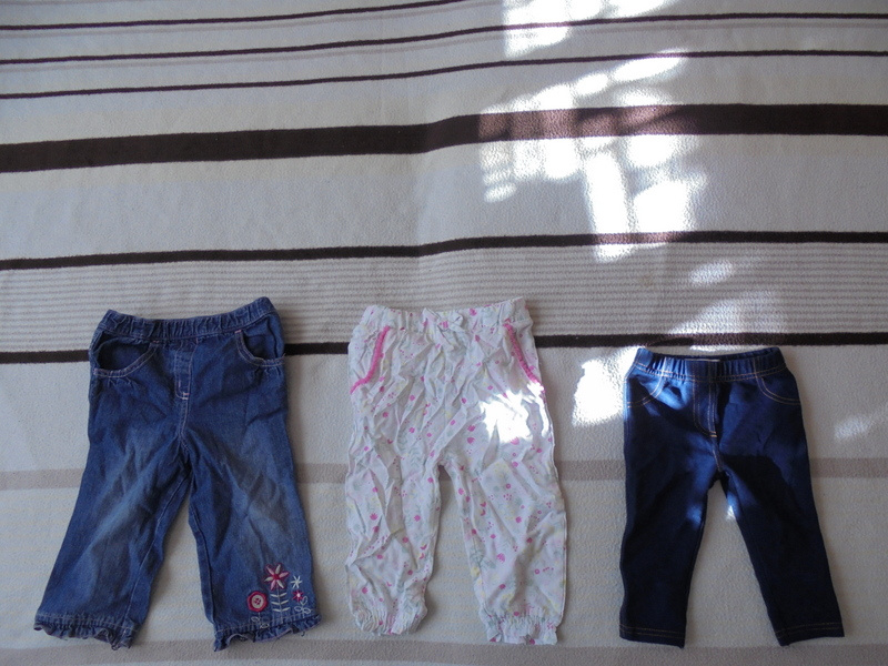 VELKÝ SET 44 KS DÍVČÍHO OBLEČENÍ VE VEL. 74 ZA SUPER CENU - 3