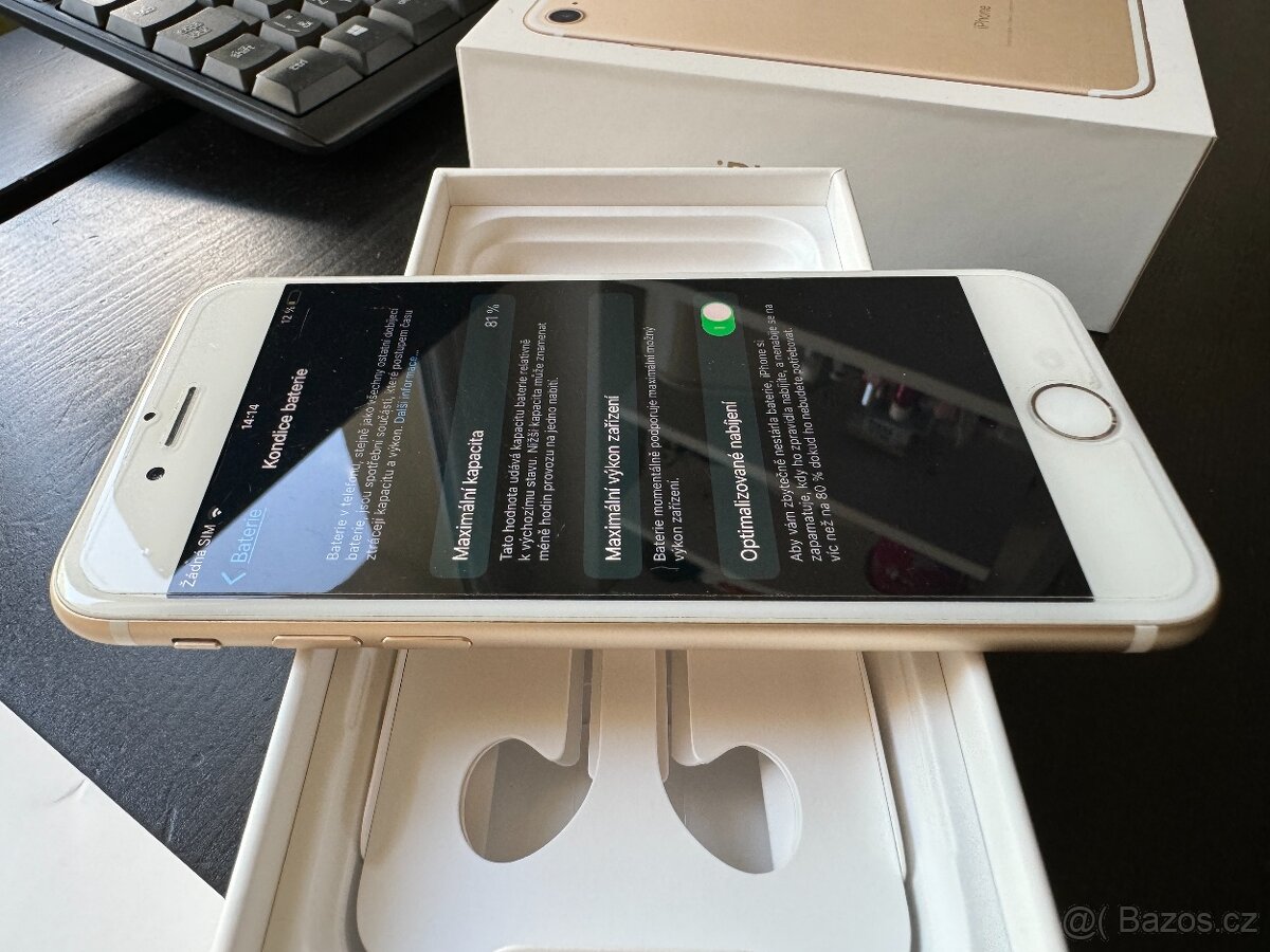 PRODÁNO, PRODÁM iPhone 7, 128GB, GOLD - 3