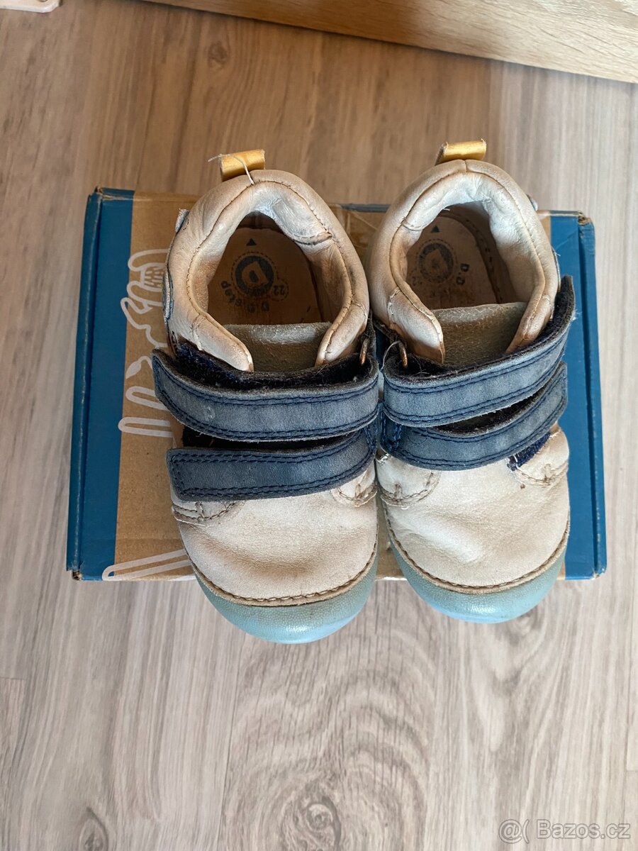 Dětské kožené celoroční botičky D.D. Step - 3