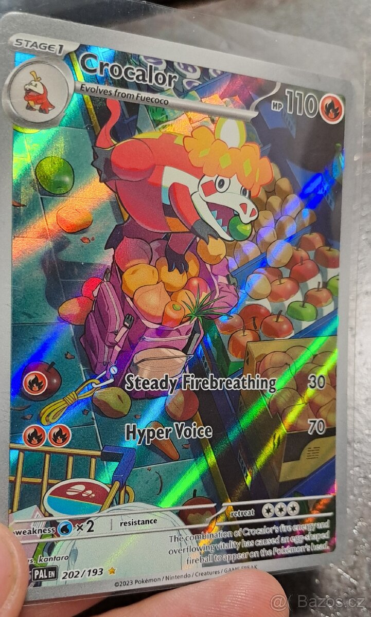 Pokemon TCG Crocalor PAL 202 - 3