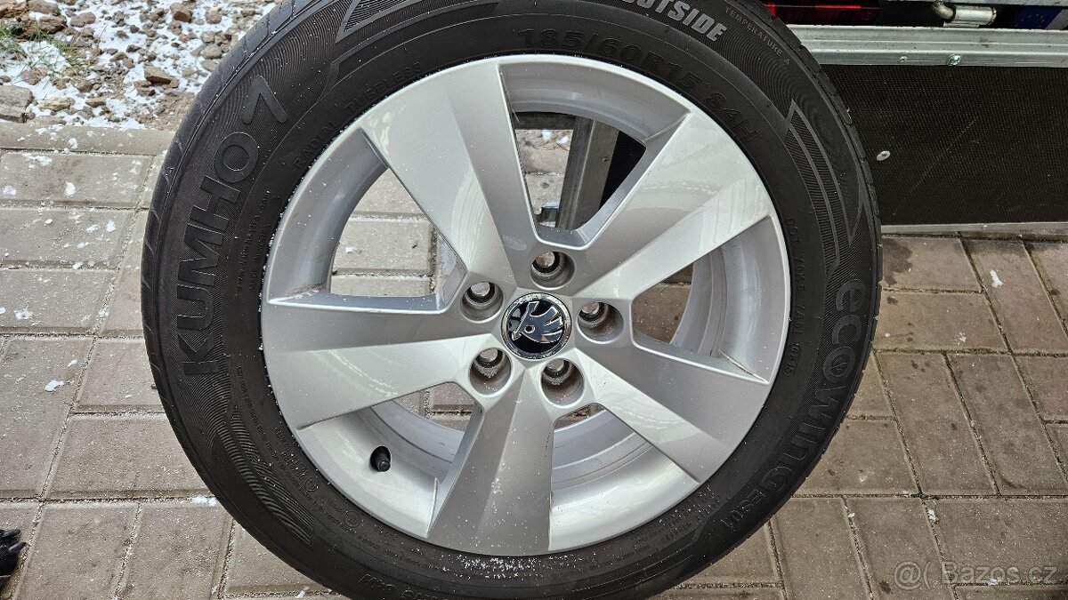 Letní Sada Alu 5x100 185/60 R15 Škoda Fabia III Rapid - 3