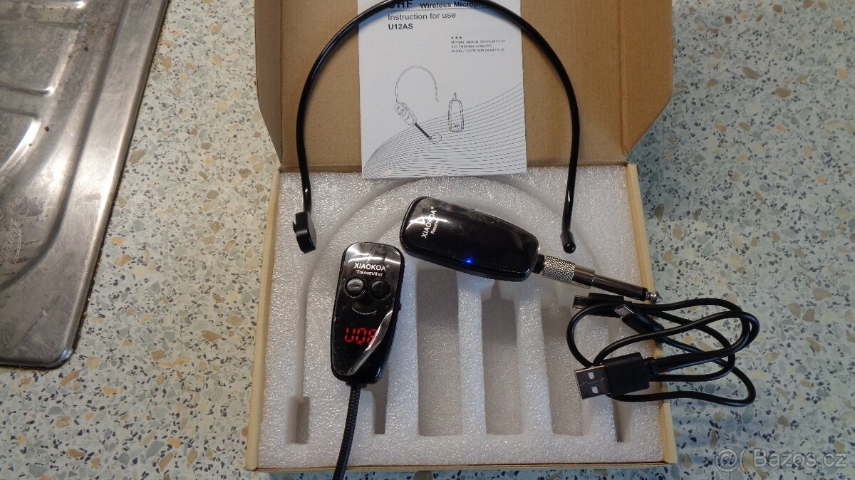 Bezdrátový náhlavní mikrofon. - 3