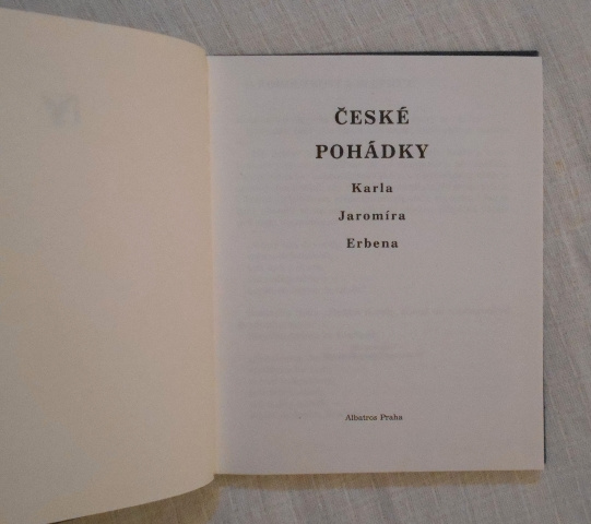 Karel Jaromír Erben - České pohádky - 1989 - 3