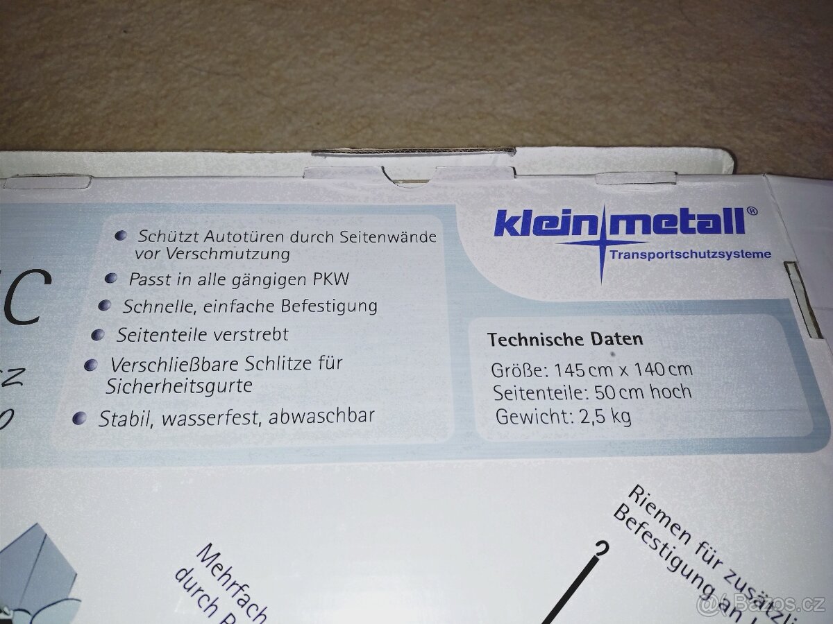 Kleinmetall ochranná deka do auta Allsideclassic - 3