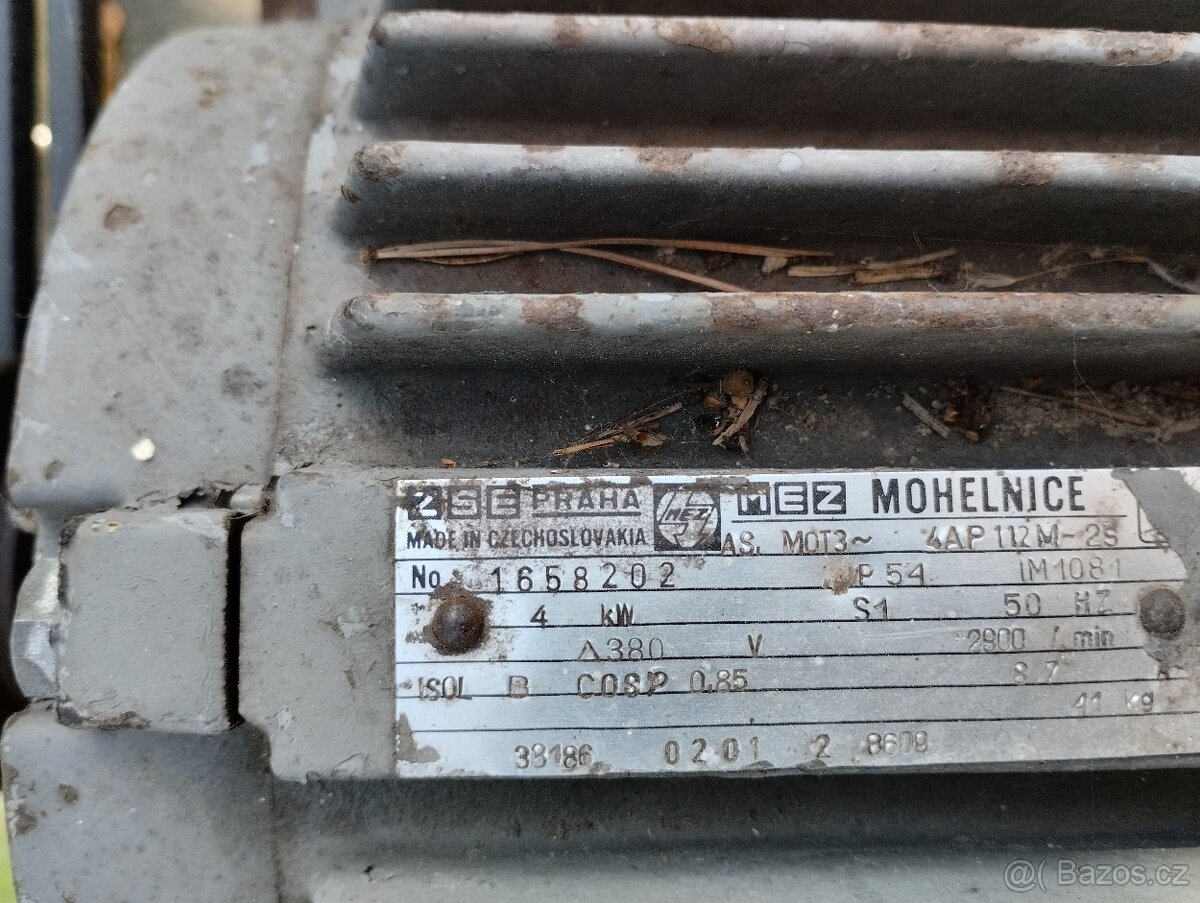 Drtič na větve, motor 4kw 2800ot. - 3