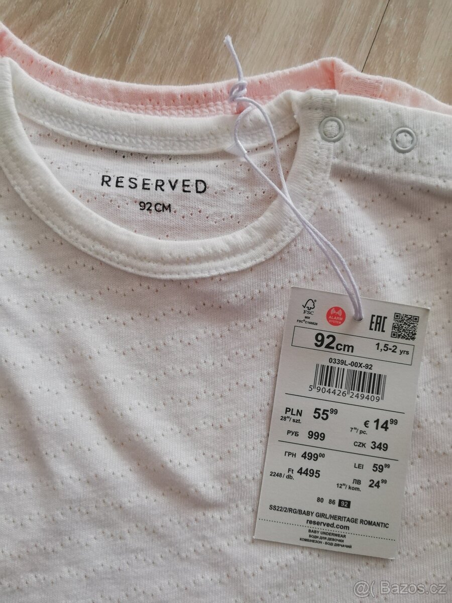 Nový set dívčích body vel. 92 - 3