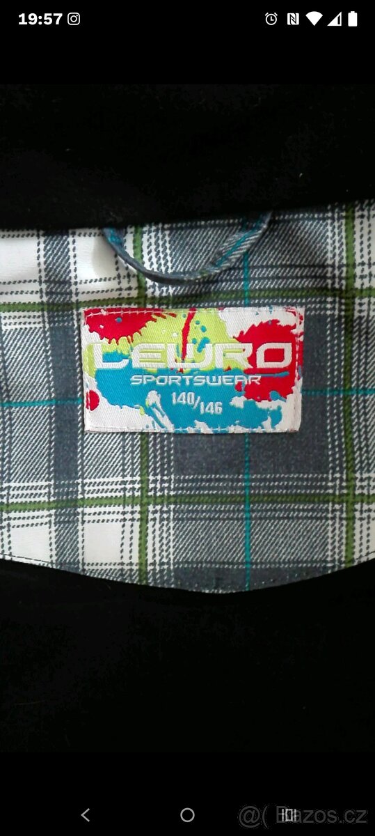 Lyžařská bunda unisex 140/146 - 3