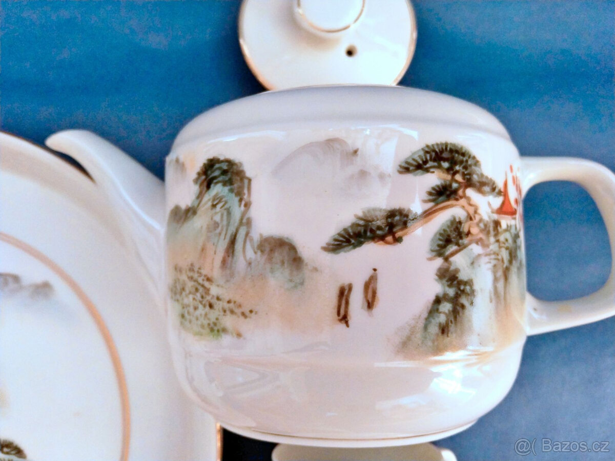 Čínská čajová souprava s malými koflíčky - 3