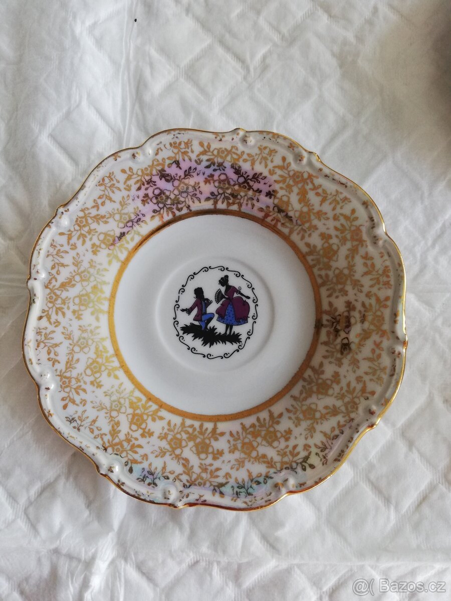 Kávový servis zdobený zlatem - 3