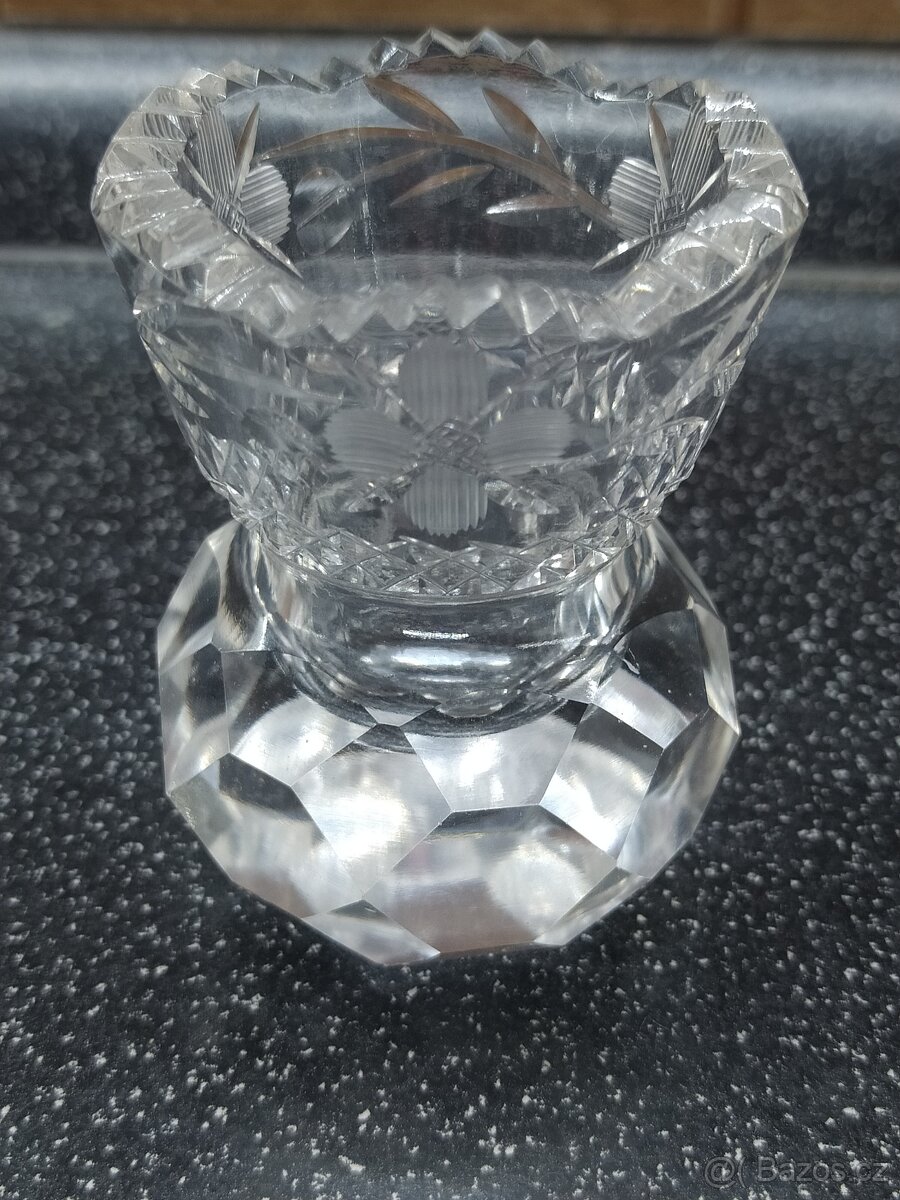 Vázička broušená malá 5,5 cm - 3