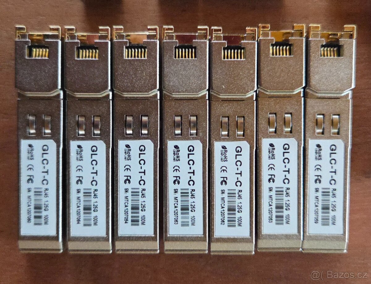 SFP moduly GLC set 40ks - 3