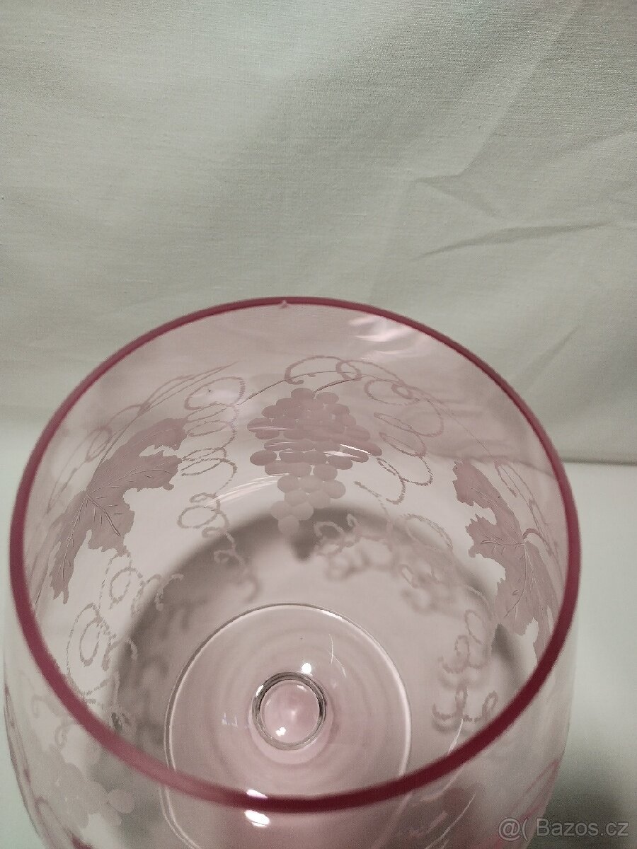 Křišťálová číše broušená Sklo Bohemia EV4 - 3