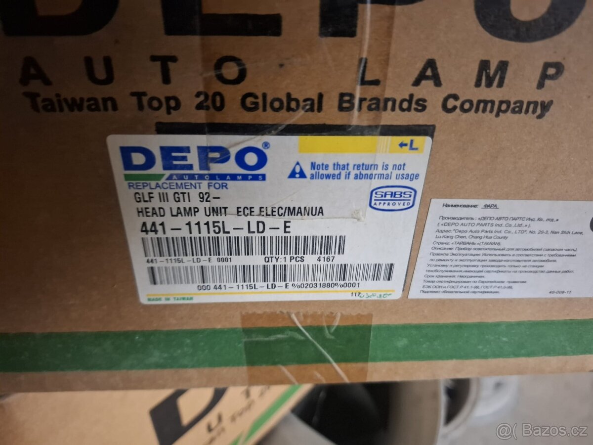 Přední světlomety golf 3 - 3