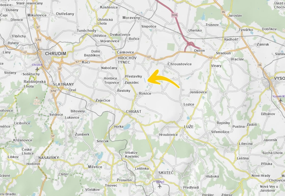 Prodej podílu 1/6 pole 299 m², Rosice - 3