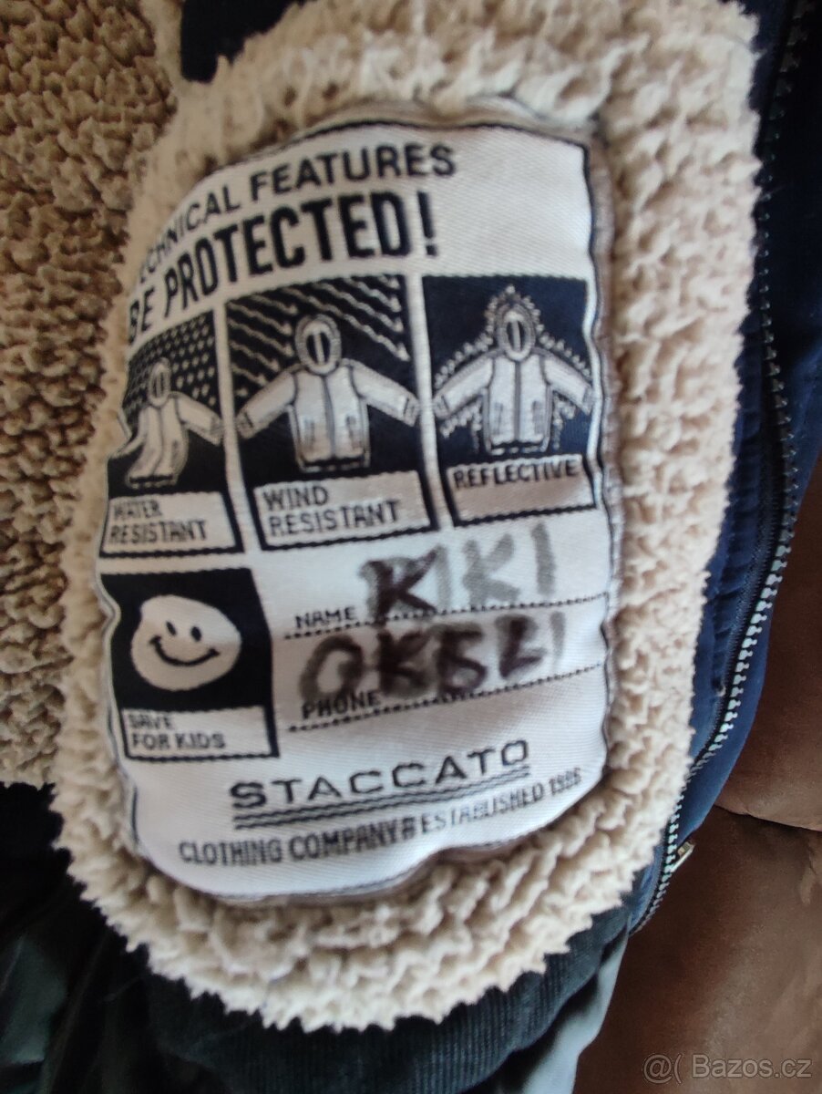 Dětská zimní bunda vel. 104/110 - 3