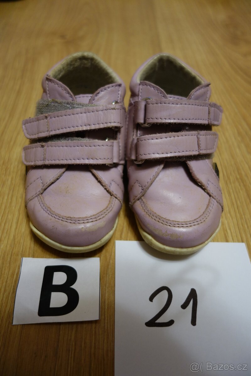 Dětské boty, kožené, vel. 21 - 3