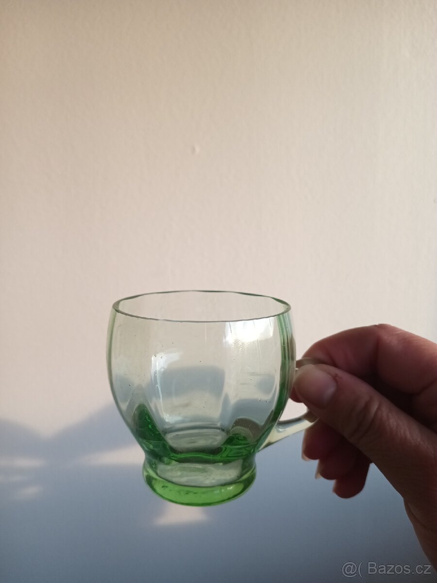 Retro skleněná sada na bowli - 3